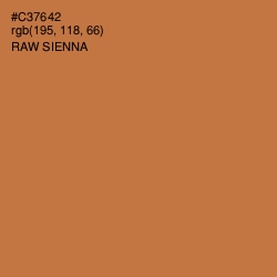 #C37642 - Raw Sienna Color Image
